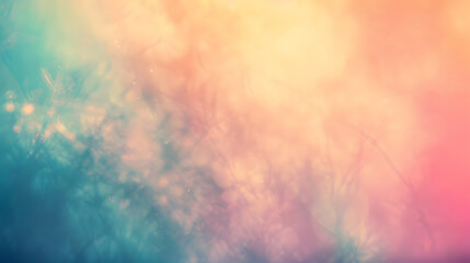 Poster - The background is multi-colored in the old style