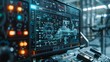 © JK_kyoto - A closeup of a digital twin model on a computer screen