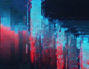 Wall Mural - square pixel pixels noise glitch fx effect