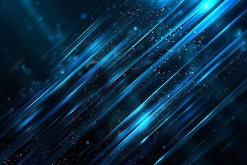 Wall Mural - futuristic blue digital lines on dark background abstract technology wallpaper
