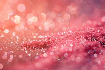 Wall Mural - A pink background with a lot of sparkles