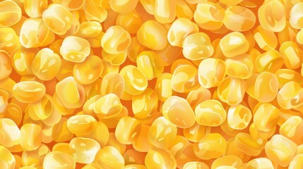 Wall Mural - Seamless Repeat Pattern of Corn Nuts for Web Design