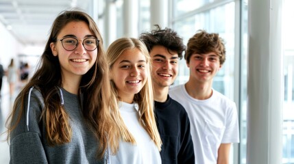 Wall Mural - portrait of young student