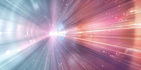 Poster - Endless IT Innovation Possibilities and Future Technological Advancements Depicted in Abstract Background. Concept IT Innovation, Future Technology, Abstract Background, Technological Advancements
