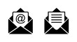 © AAVAA - Mail icon set. email icon vector. E-mail icon. Envelope illustration