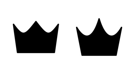 Crown icon set. crown vector icon