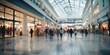 © Marco Mamdouh - Panoramic view, Blurred shopping people in shopping mall background