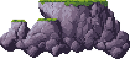 Poster - platformer game scene level surroundings