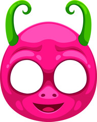 Aufkleber - Photo booth alien monster cartoon face mask