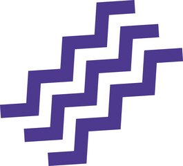 Aufkleber - Memphis shape, graphic element or abstract pattern