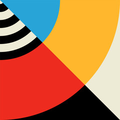 Aufkleber - Abstract, colorful modern pattern element or shape