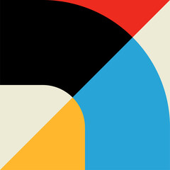 Aufkleber - Abstract, geometric modern pattern form or shape