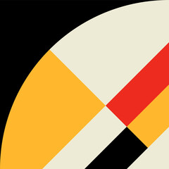 Aufkleber - Abstract, graphic modern pattern form or element