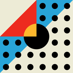 Aufkleber - Graphic, abstract modern pattern element or form