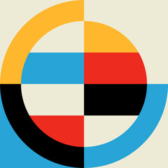 Poster - Abstract, geometric modern pattern shape