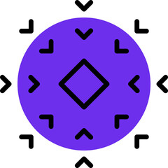 Aufkleber - Graphic Memphis shape or geometric form