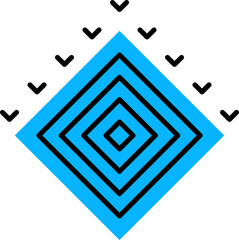 Aufkleber - Graphic Memphis shape or geometric pattern