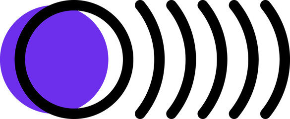 Aufkleber - Geometric Memphis shape or abstract form