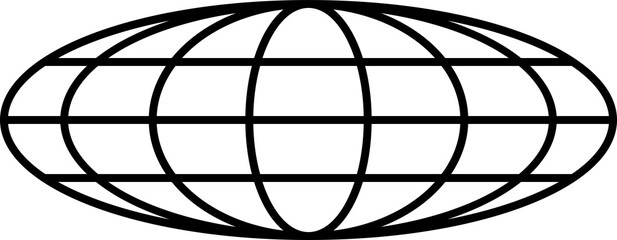 Poster - Y2K retro graphic element, groovy geometric shape