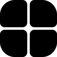 Aufkleber - Brutalism geometric element, retro abstract symbol