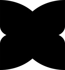Aufkleber - Brutalism graphic symbol, retro geometric shape