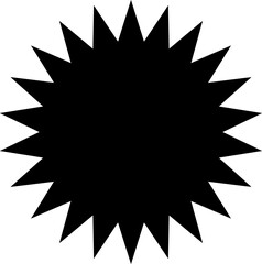 Aufkleber - Brutalism abstract shape, vintage graphic element