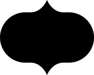 Aufkleber - Brutalism graphic symbol, vintage geometric shape