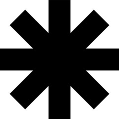 Aufkleber - Brutalism geometric shape, retro graphic symbol