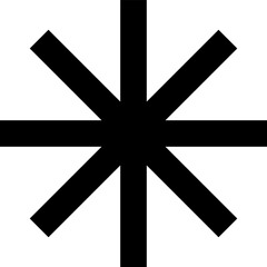 Aufkleber - Brutalism abstract symbol, geometric element