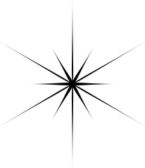 Aufkleber - Brutalism graphic element, retro geometric symbol