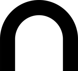 Aufkleber - Brutalism geometric shape, vintage abstract symbol