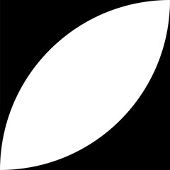 Aufkleber - Brutalism geometric shape, groovy abstract element