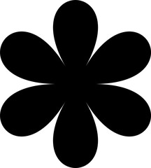 Aufkleber - Brutalism graphic symbol, retro geometric element