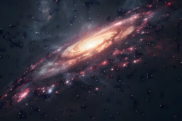 Wall Mural - big bang colorful space galaxy fog cloud nebula. universe science astronomy and stary night cosmos m