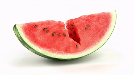 Wall Mural - Watermelon on a white background