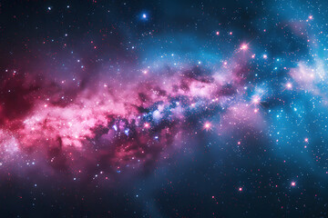 Wall Mural - big bang colorful space galaxy fog cloud nebula. universe science astronomy and stary night cosmos m