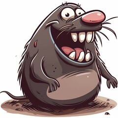 Wall Mural - Cartoon Character Mole