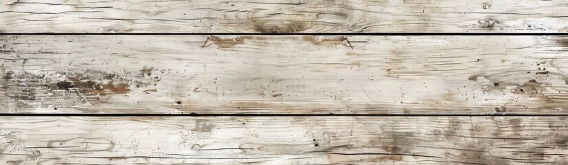 Wall Mural - Aged white oak wood background featuring detailed wood grain texture