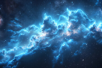 Wall Mural - big bang colorful space galaxy fog cloud nebula. universe science astronomy and stary night cosmos m