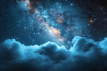 Wall Mural - big bang colorful space galaxy fog cloud nebula. universe science astronomy and stary night cosmos m