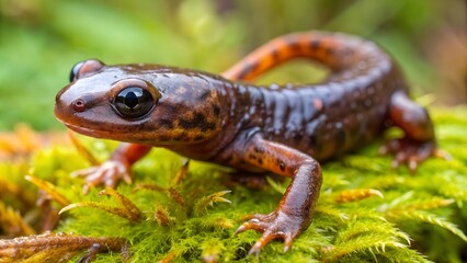 lizard on the grass