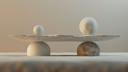 Poster - An equalizer as a metaphor for something else, such as life balance or emotional well-being.