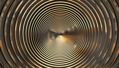 A mesmerizing array of concentric circles, radiating outward with perfect symmetry.