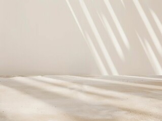 Poster - Calm Before the Strategy: Pastel Gray Office Table Bathed in Soft Morning Light, Emphasizing Tranquility and Executive Authority