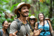 © Xistudio - Tour operator leading a group on an adventure tour