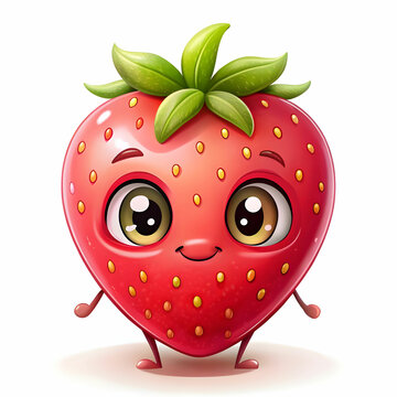 Cute Funny Strawberry
