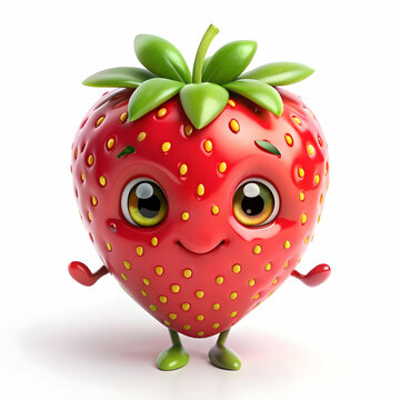 Cute Funny Strawberry
