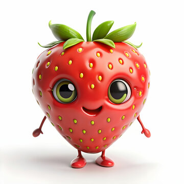 Cute Funny Strawberry
