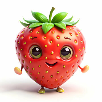 Cute Funny Strawberry
