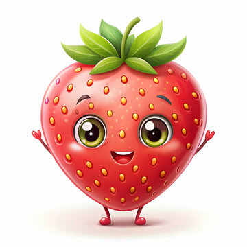 Cute Funny Strawberry